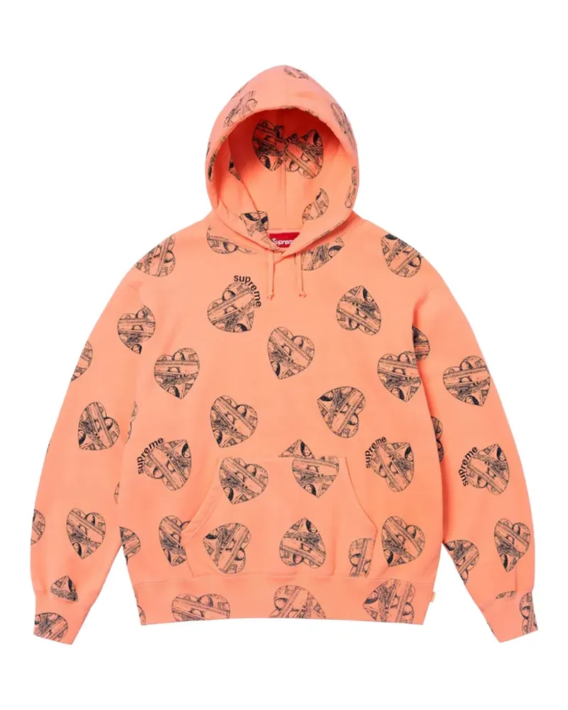 Supreme Being Love Cash hoodie - Orange Orange