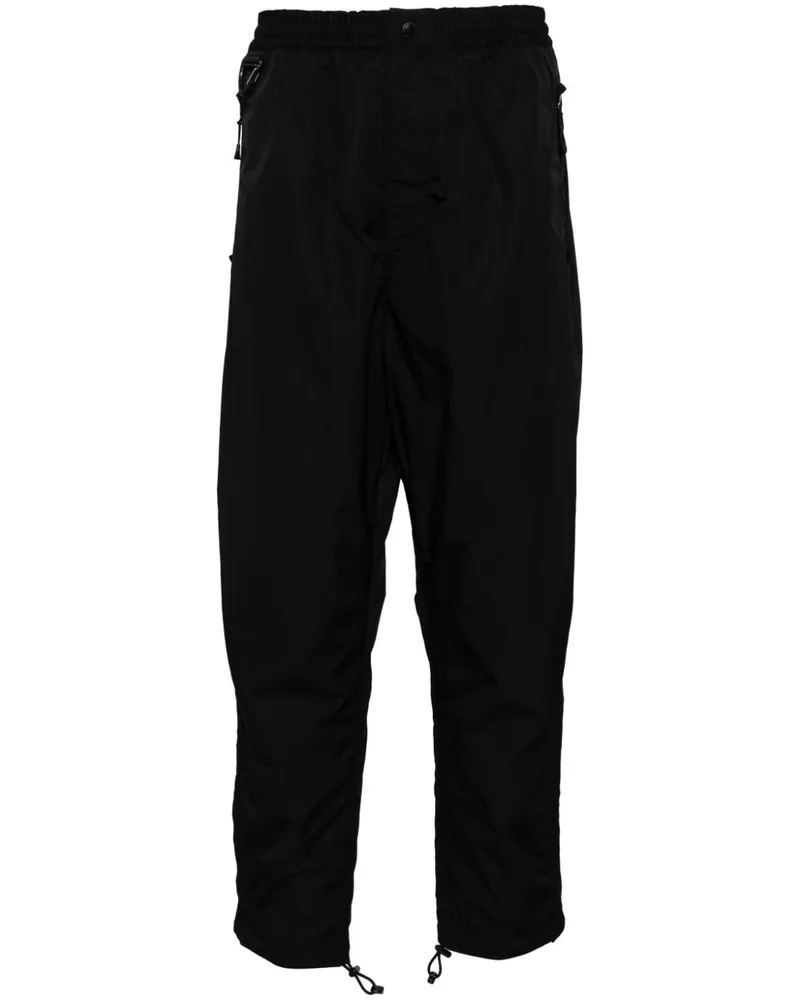 Comme des Garçons Hose mit Kordelzugbund - Schwarz Schwarz