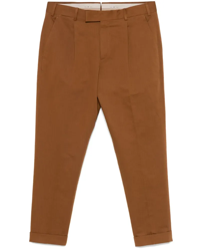 PT TORINO Hose mit Tapered-Bein - Braun Braun
