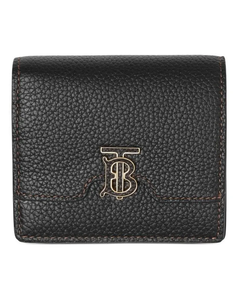 Burberry Portemonnaie aus gekörntem Leder - Schwarz Schwarz