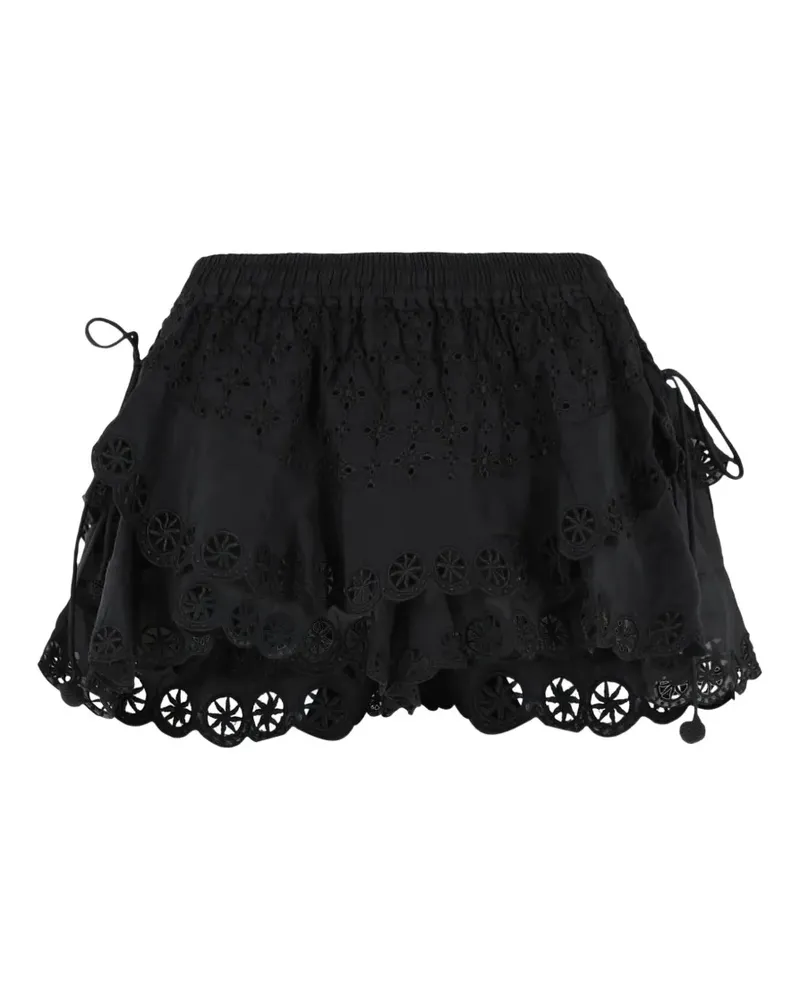 Isabel Marant Neis embroidered shorts - Schwarz Schwarz