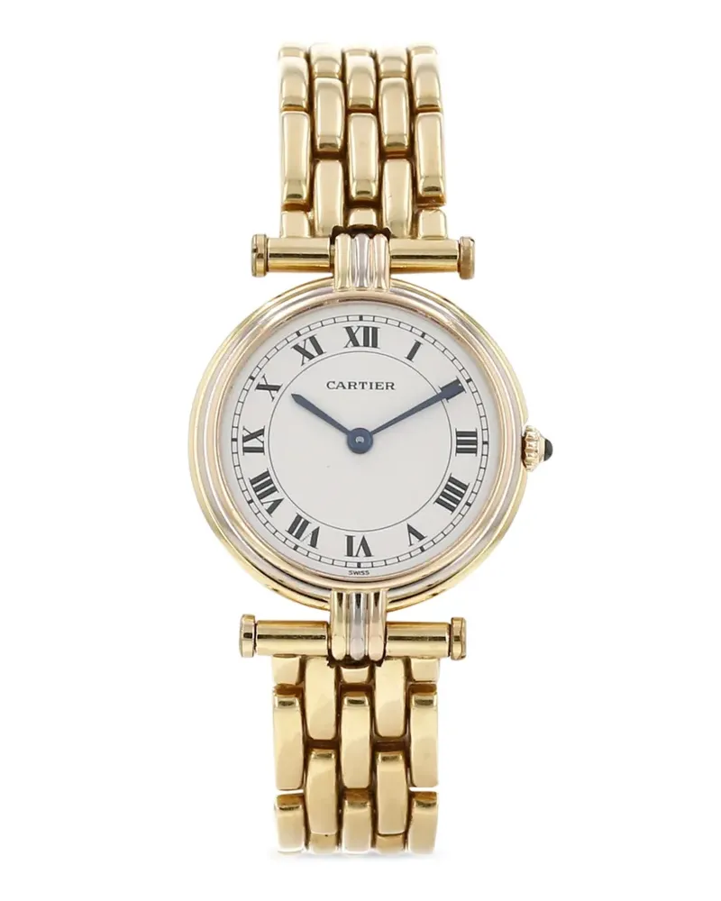 Cartier 1980s Vendôme Armbanduhr 25mm - Weiß Weiß