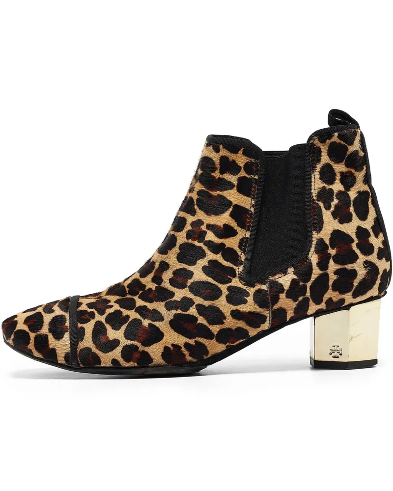 Tory Burch Pre-owned Stiefeletten mit Leoparden-Print 40mm - Braun Braun