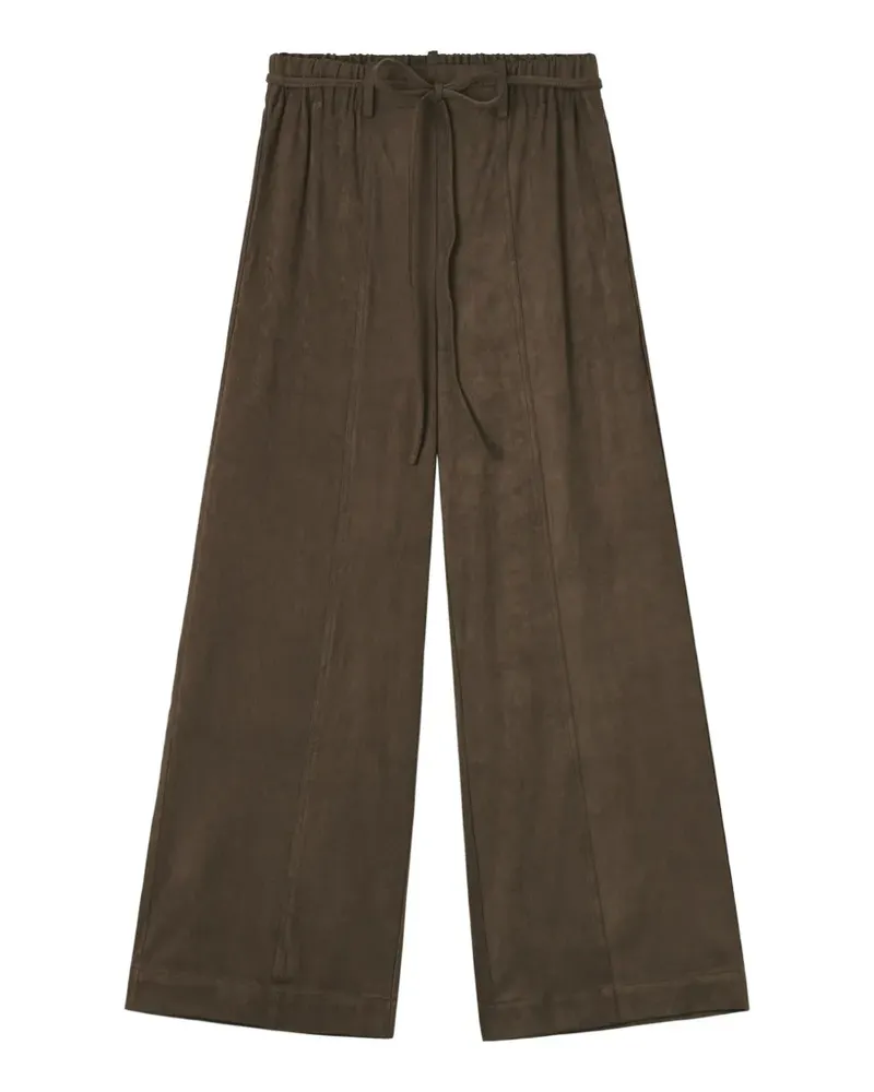 Tout a Coup Wide-Leg-Hose mit Kordelzug - Braun Braun