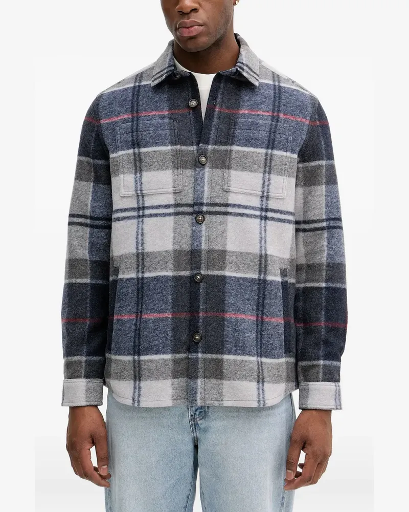 Barbour Karierte Hemdjacke - Blau Blau