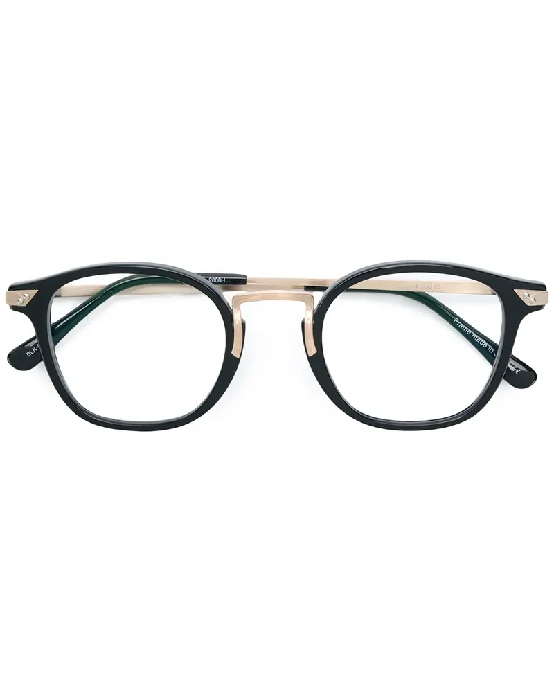 MATSUDA Runde Brille - Schwarz Schwarz