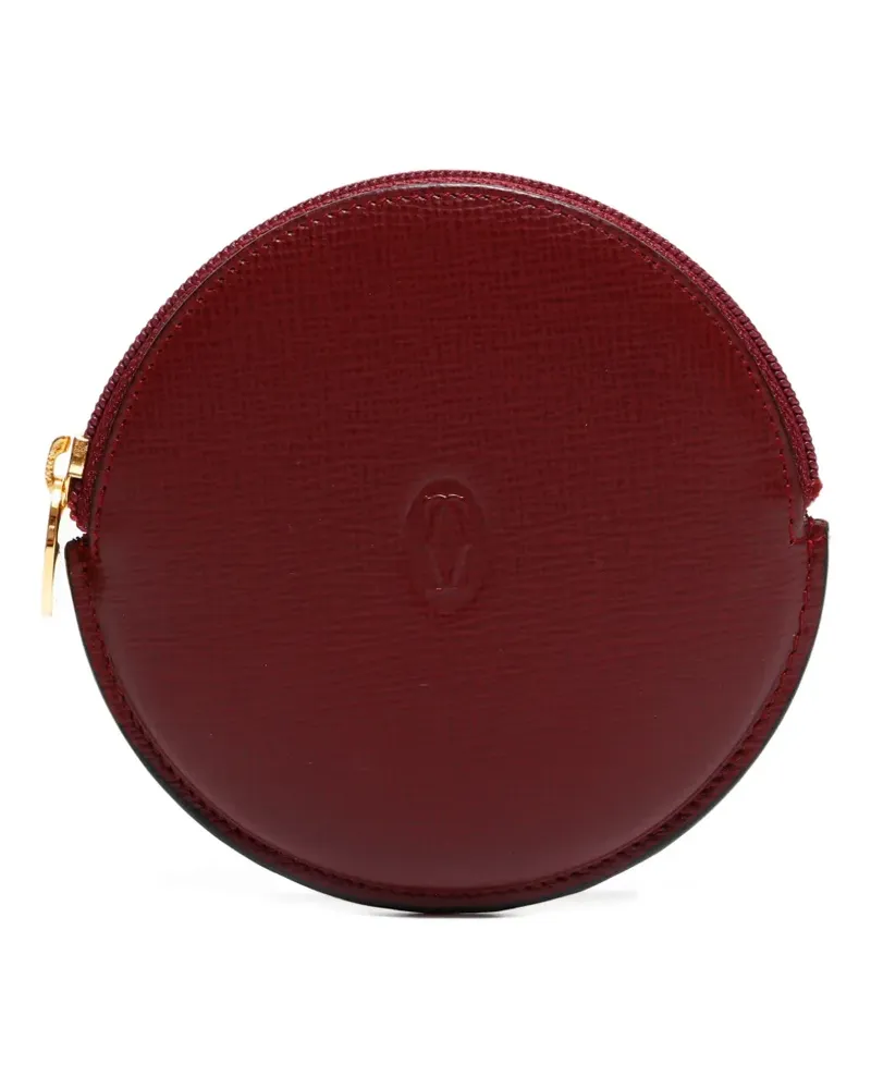 Cartier 1990-2010s Münztäschchen aus Leder - Rot Rot