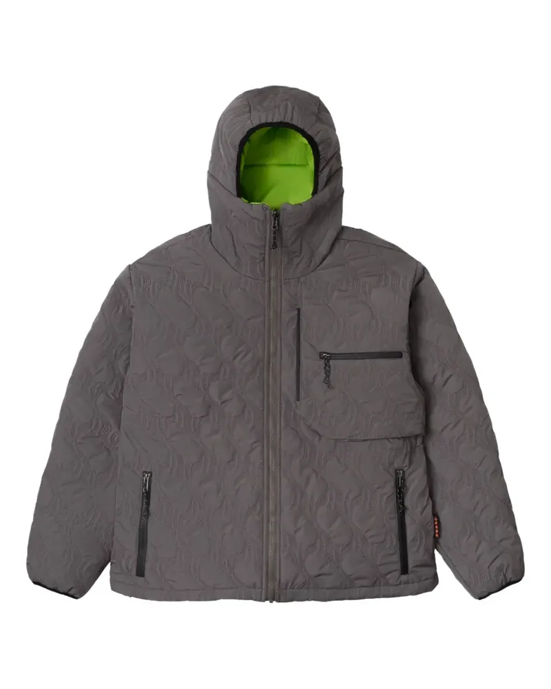 SEASE C'S quilted hooded jacket - Grau Grau