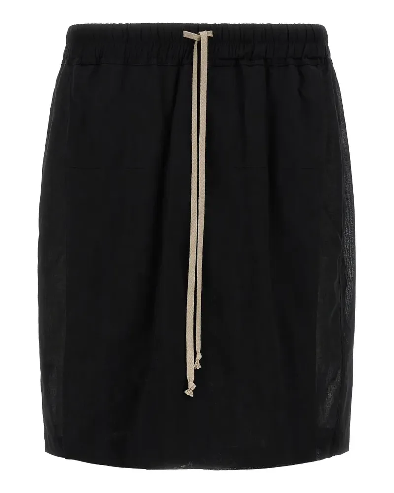 Rick Owens Shorts mit Kordelzug - Schwarz Schwarz