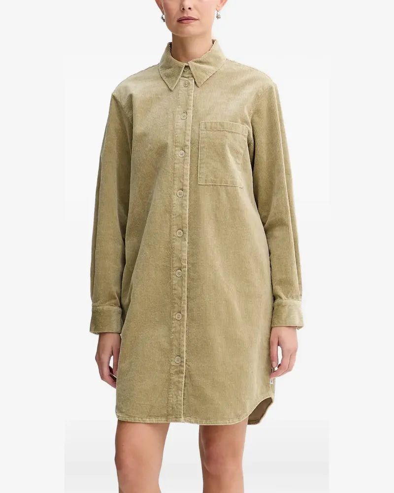 Marc O'Polo corduroy mini dress - Grün Grün