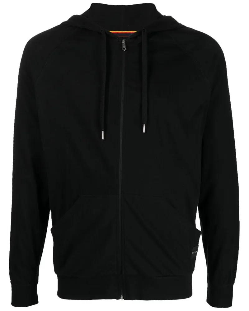 Paul Smith Kapuzenjacke mit Reißverschluss - Schwarz Schwarz