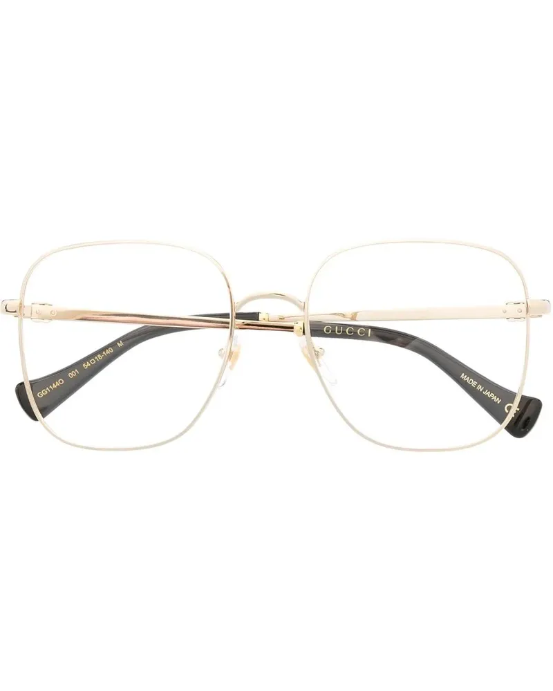Gucci Oversized-Brille - Gold Gold