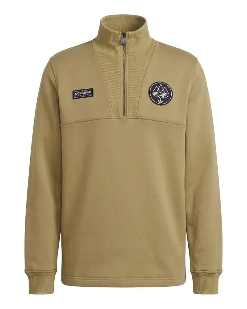 adidas Spezial quarter-zip sweater - Nude Nude