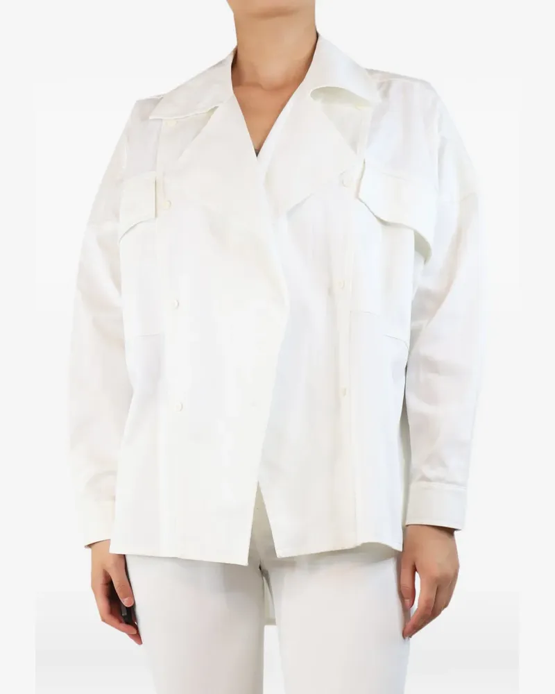 Piece of White oversized double-breasted jacket - Weiß Weiß