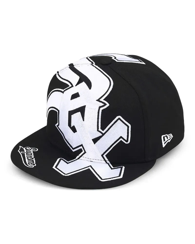 Supreme Being x New Era Chicago White Sox Baseballkappe - Schwarz Schwarz