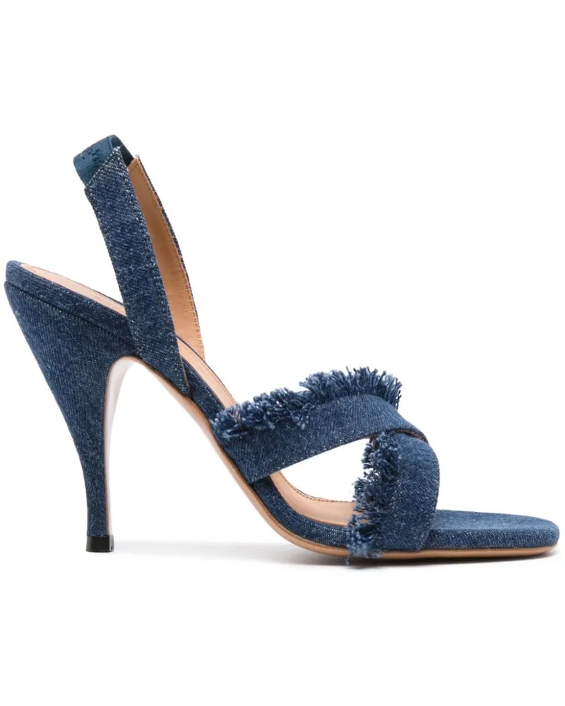 OFF-WHITE Jeans-Sandalen 110mm - Blau Blau