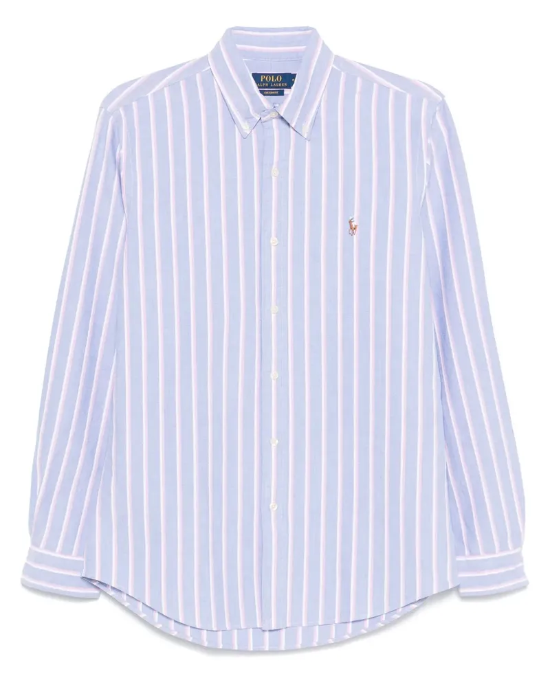 Ralph Lauren Gestreiftes Hemd Blau