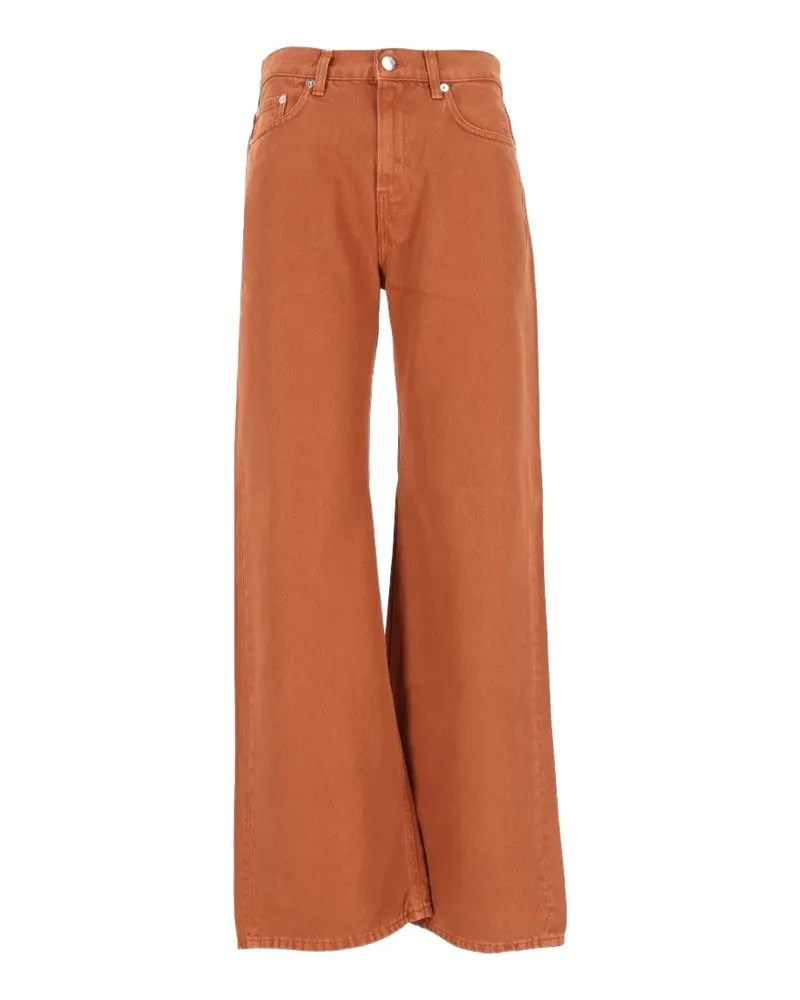 Haikure Winny Wide-Leg-Jeans - Braun Braun