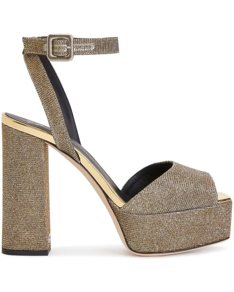 Giuseppe Zanotti New Betty Plateau-Sandalen - Gold Gold