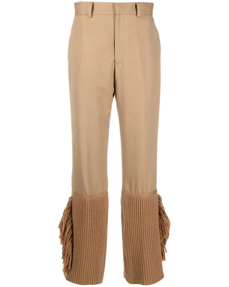 Undercover Ausgefranste Cropped-Hose - Nude Nude