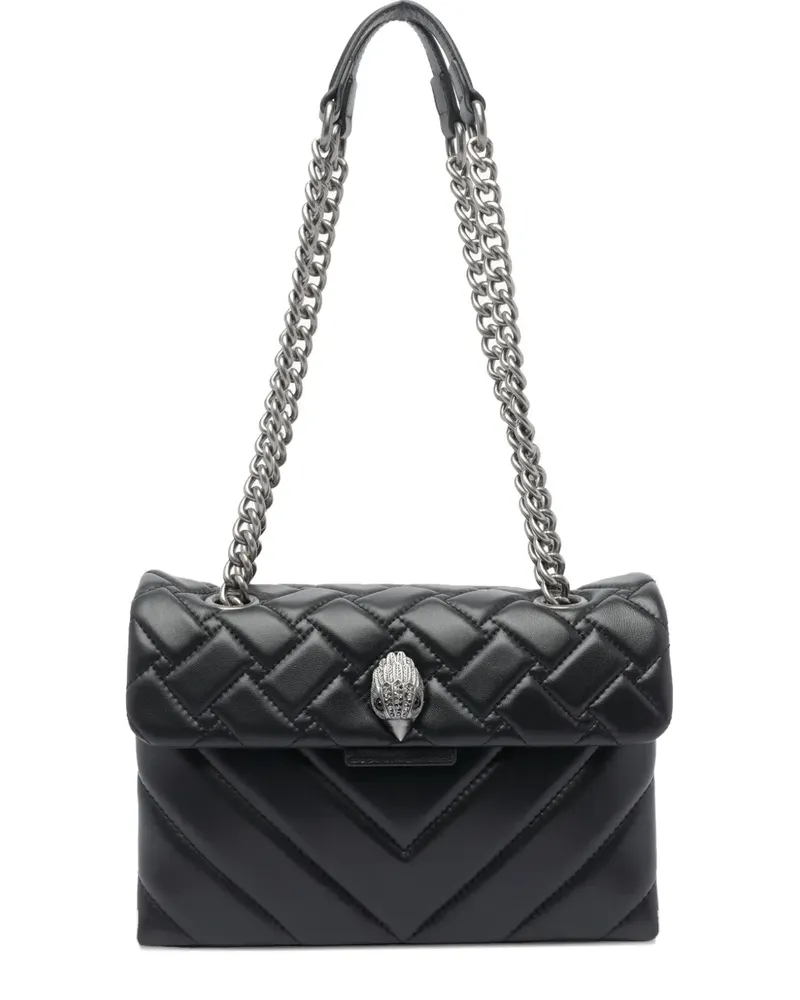 Kurt Geiger Gesteppte Schultertasche - Schwarz Schwarz