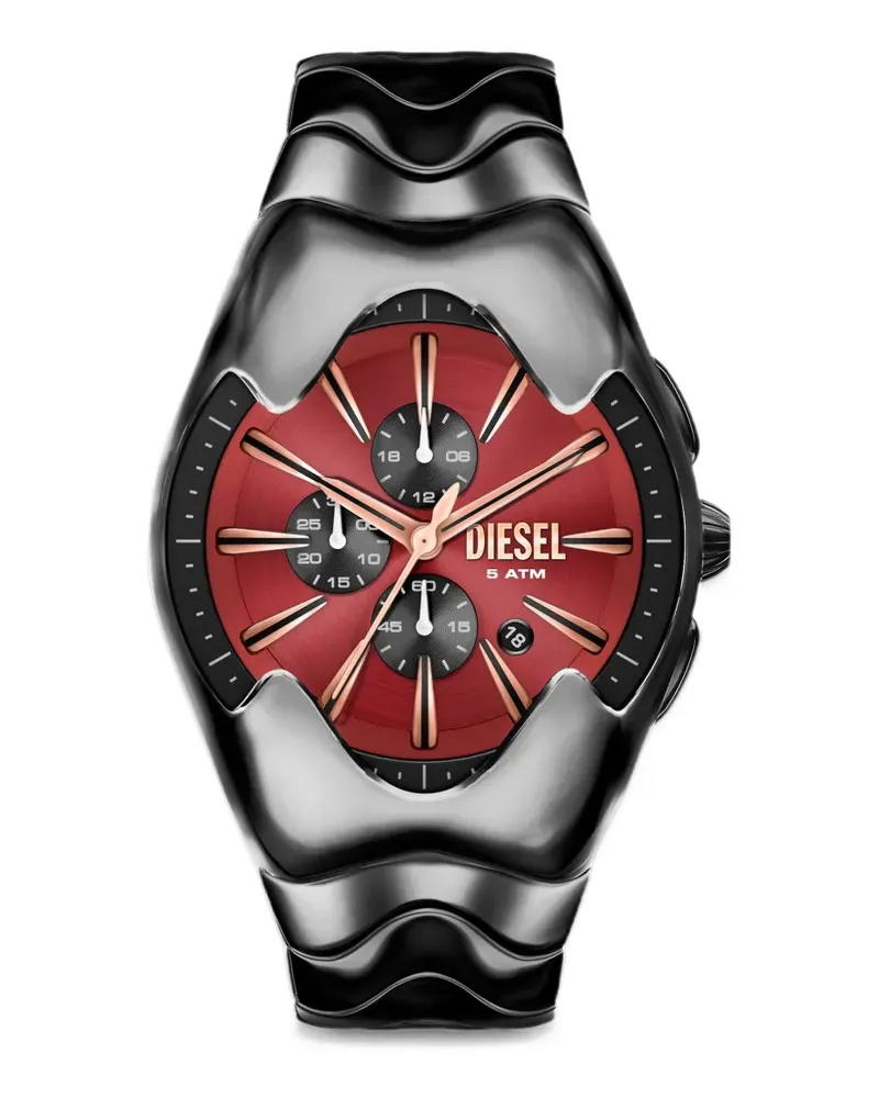 Diesel Mercurial gunmetal stainless steel watch - Schwarz Schwarz