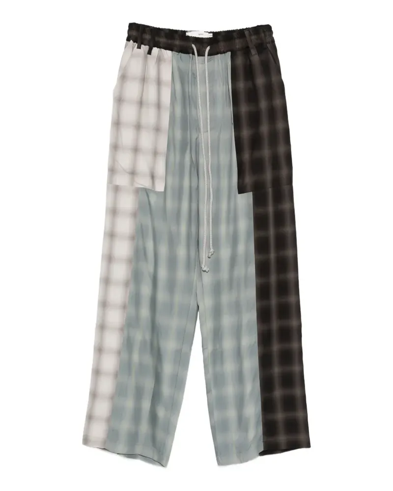 Song For The Mute Hose mit Karomuster - Blau Blau