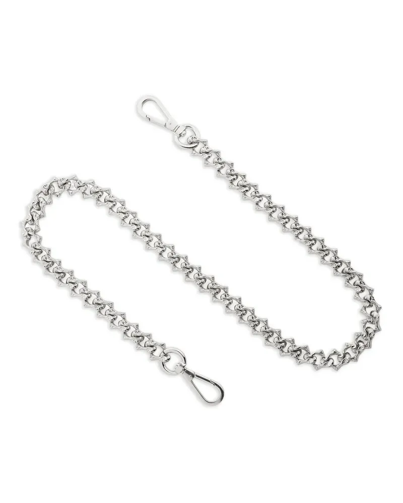 Emanuele Bicocchi Sharp wallet chain - Silber Silber