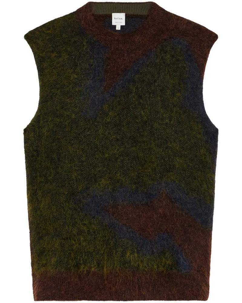 Paul Smith Fotogram Leaves Weste - Grün Grün