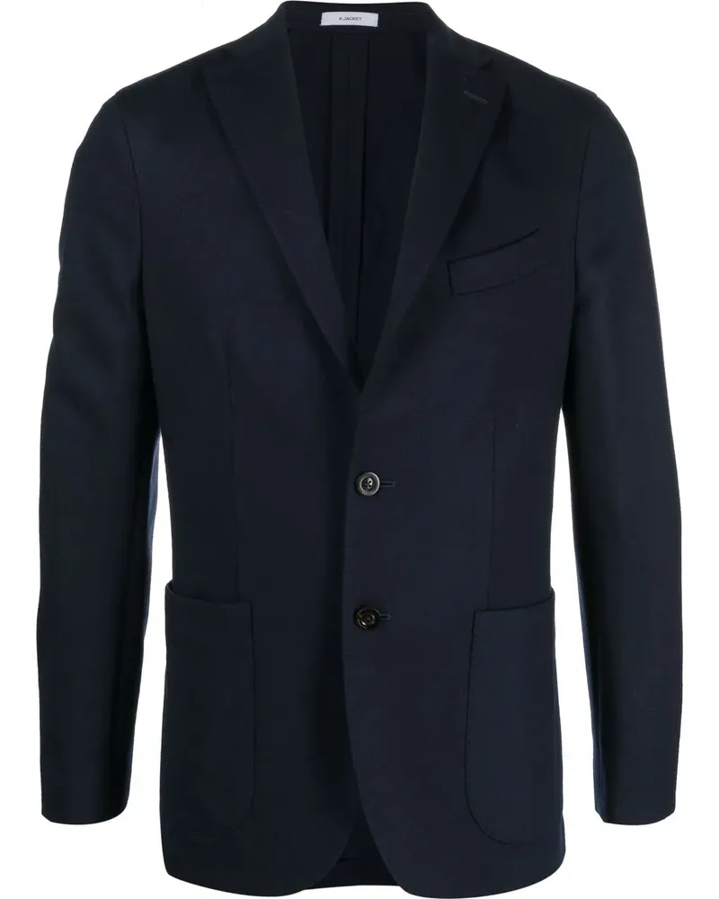 Boglioli Einreihiges Sakko - Blau Blau