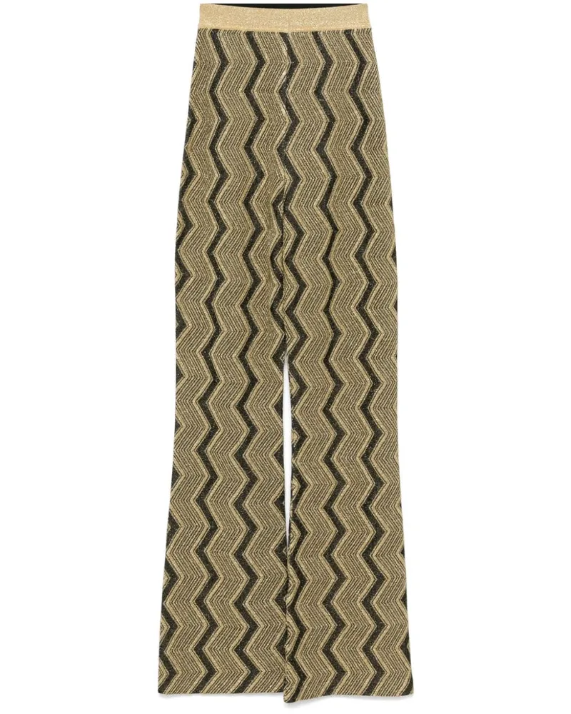 Missoni Hose mit Zickzackmuster - Gold Gold