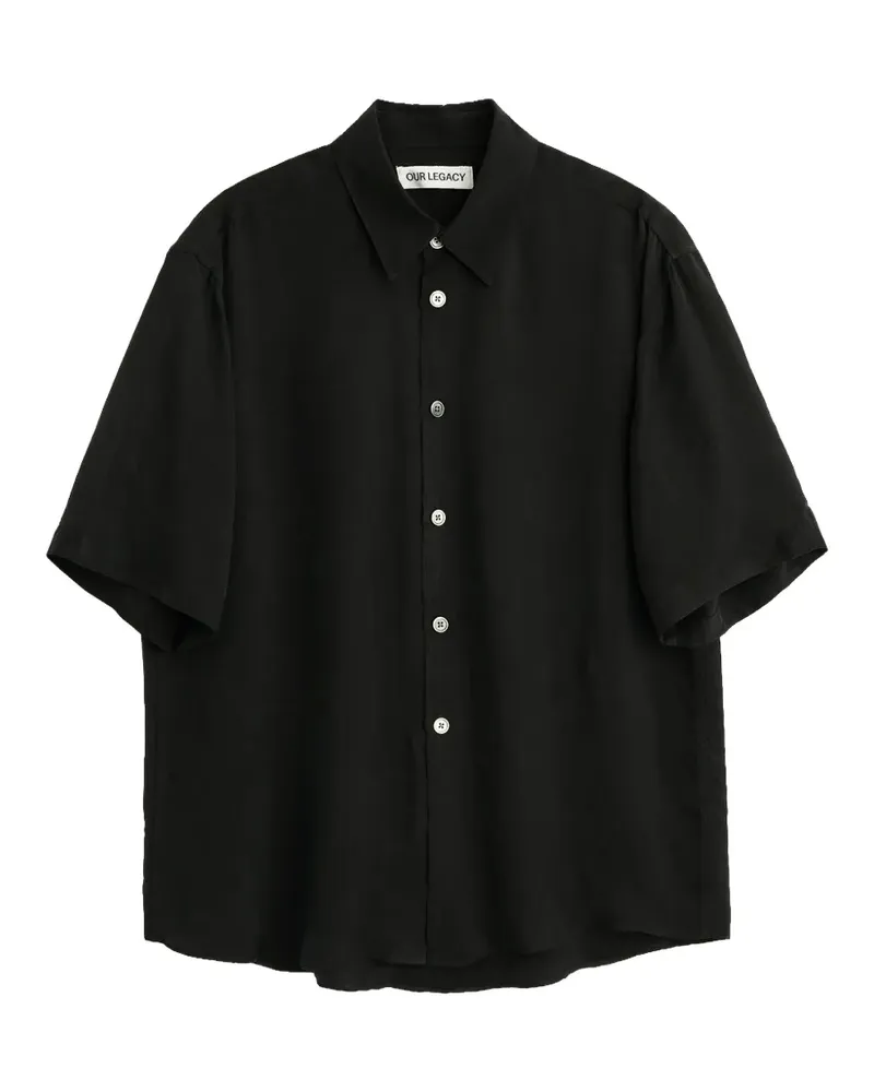 Our Legacy short-sleeve shirt - Schwarz Schwarz