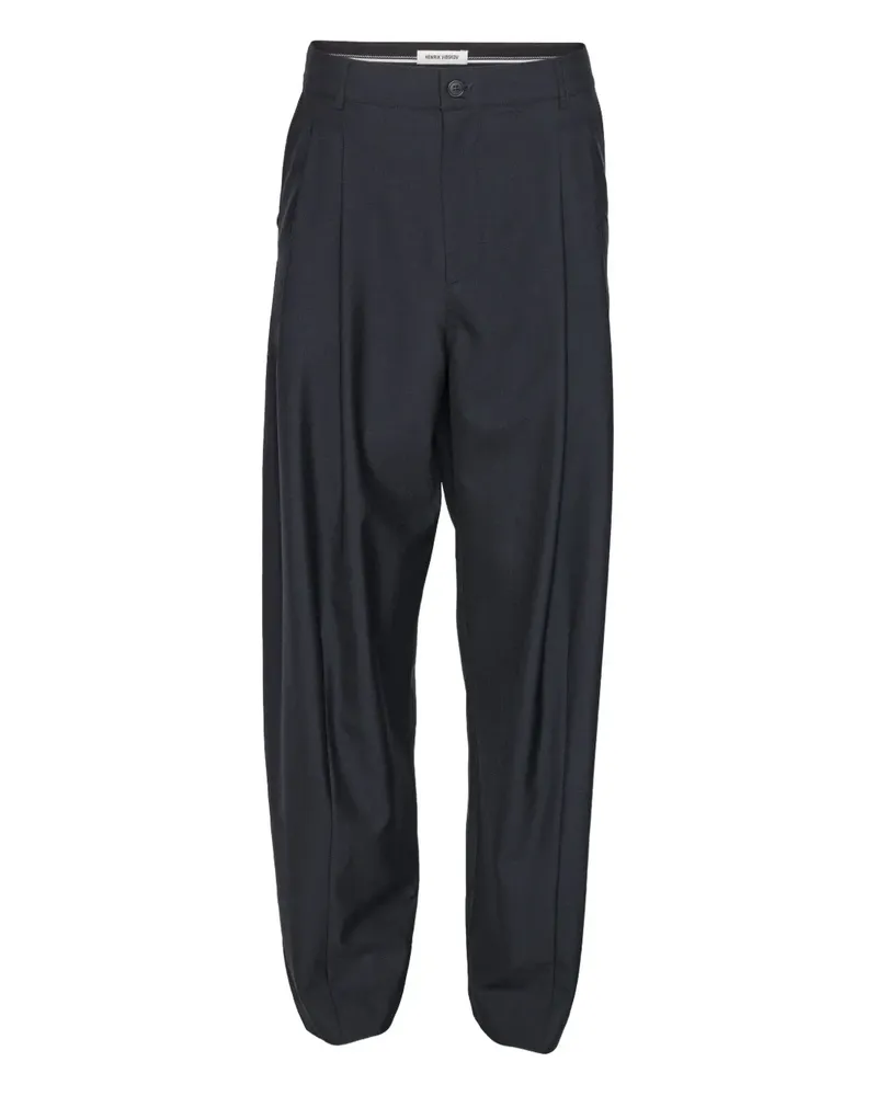 Henrik Vibskov Plissierte Hose - Blau Blau