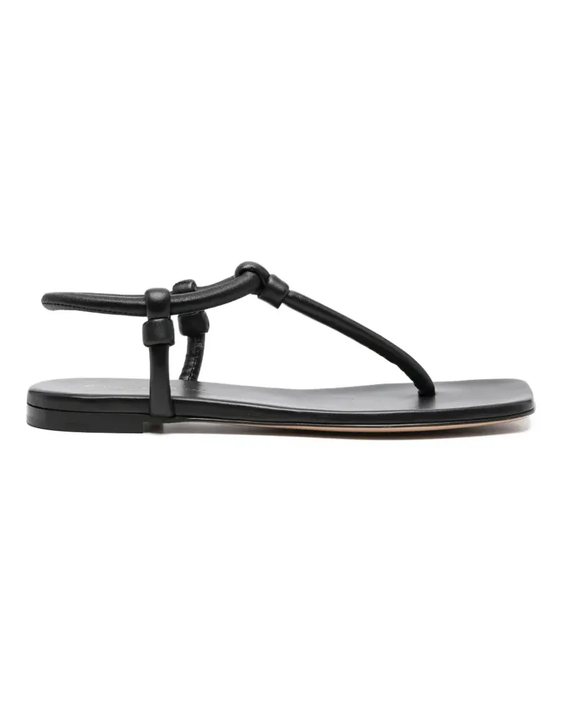 Gianvito Rossi knotted sandals - Schwarz Schwarz