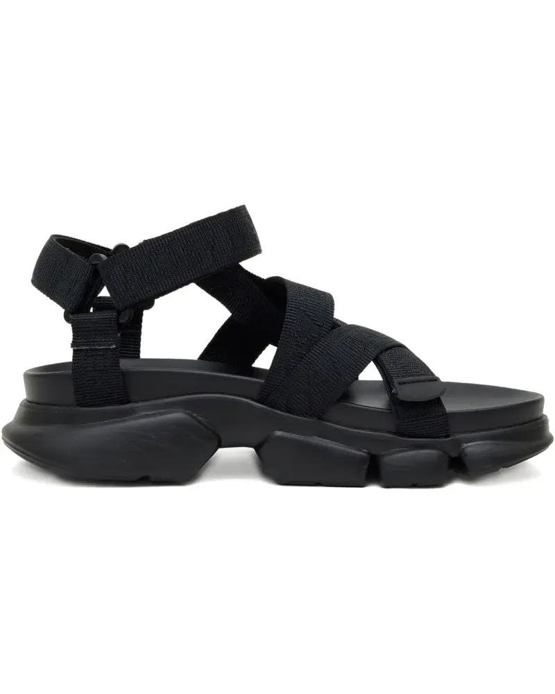 Undercover Sandalen mit überkreuzten Riemen - Schwarz Schwarz