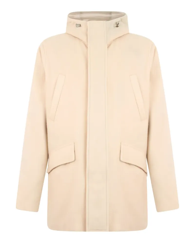 Herno Kapuzenjacke mit Reißverschluss - Nude Nude