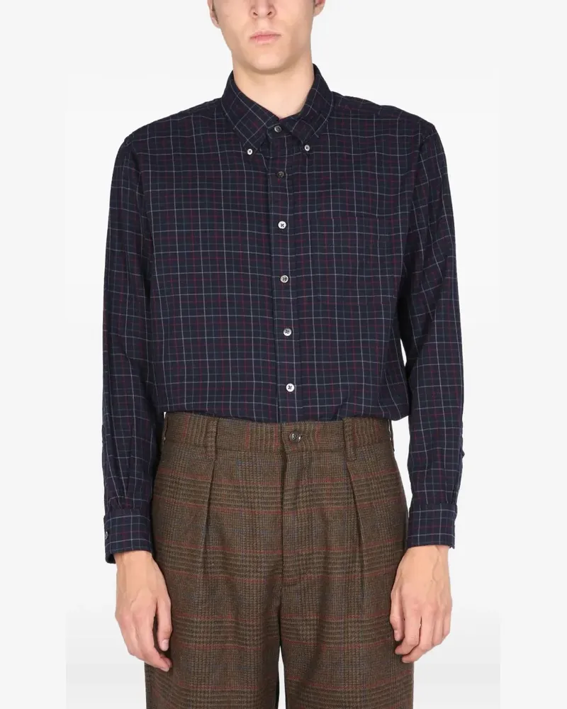 Engineered Garments checked shirt - Blau Blau