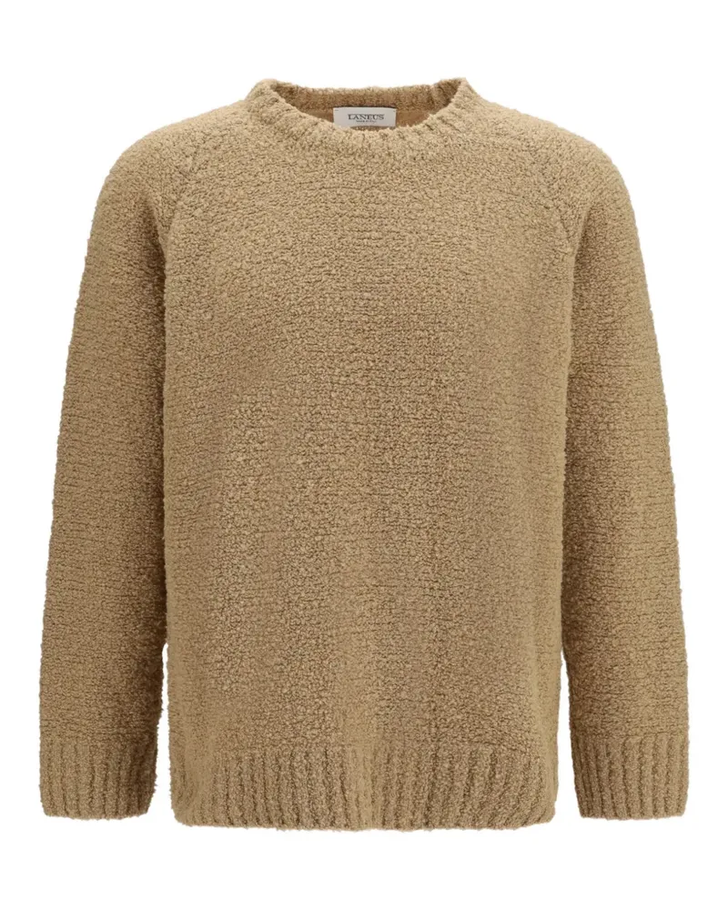 Laneus Bouclé-Pullover mit Raglanärmeln - Nude Nude