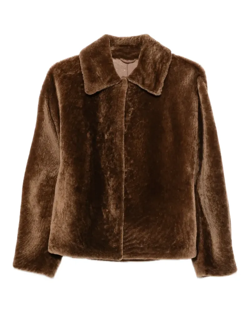 Manzoni 24 shearling jacket - Braun Braun