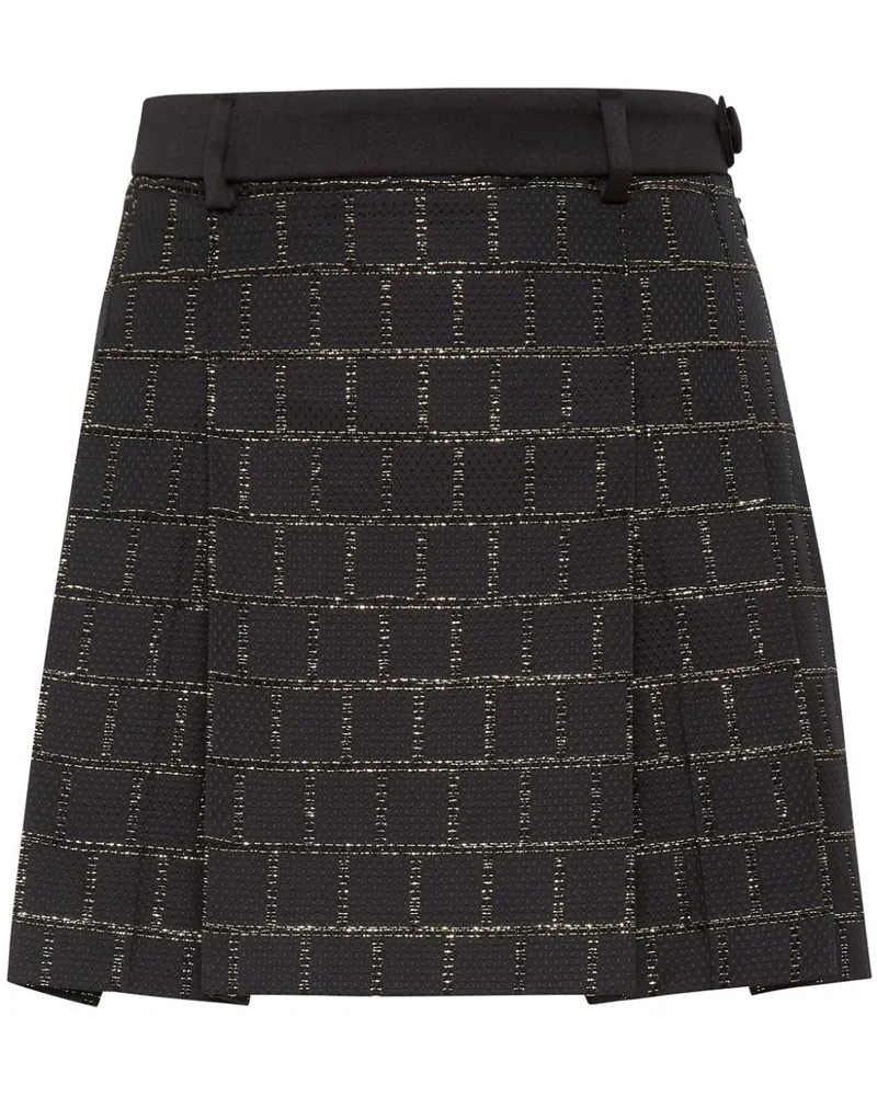 Philipp Plein Sartorial Minirock - Schwarz Schwarz