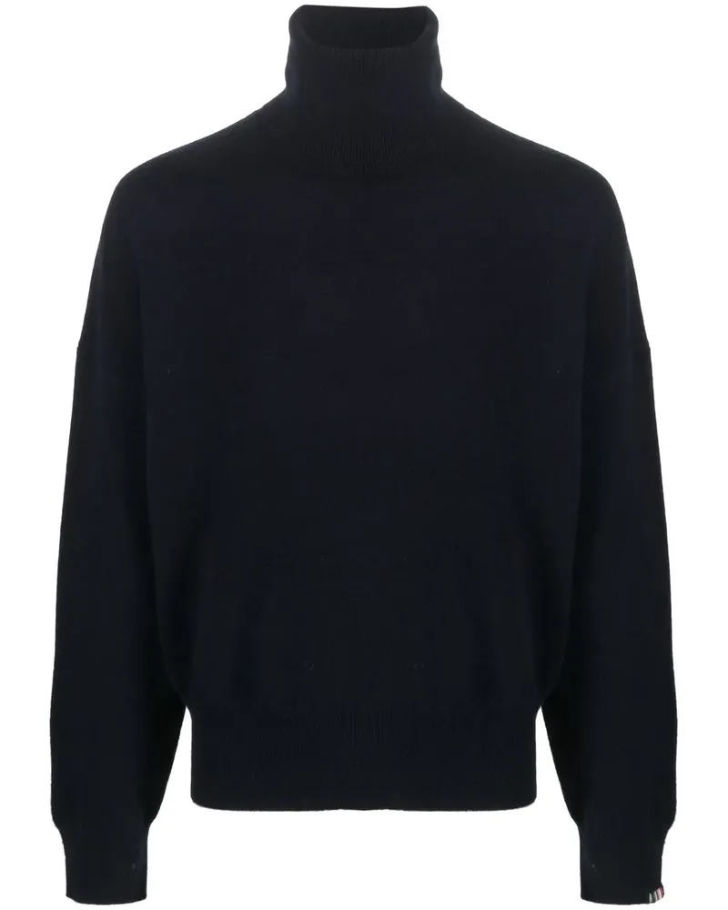 extreme cashmere Gestrickter Rollkragenpullover - Blau Blau