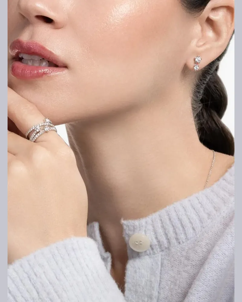 KWIAT Starry Night Ohrringe mit Diamanten - Silber Silber