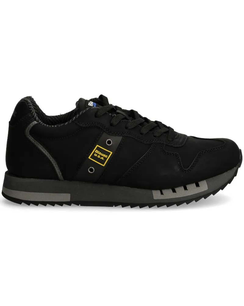 Blauer Queens Sneakers - Schwarz Schwarz