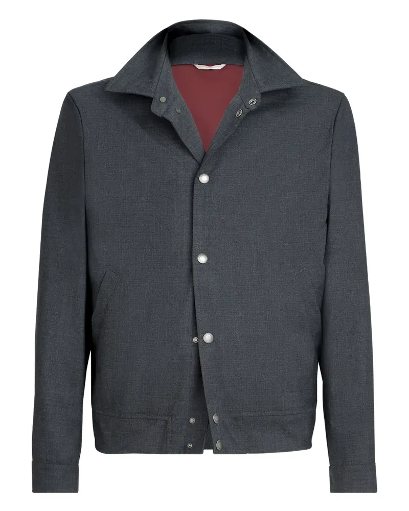 Brunello Cucinelli Jacke aus Wolle - Grau Grau