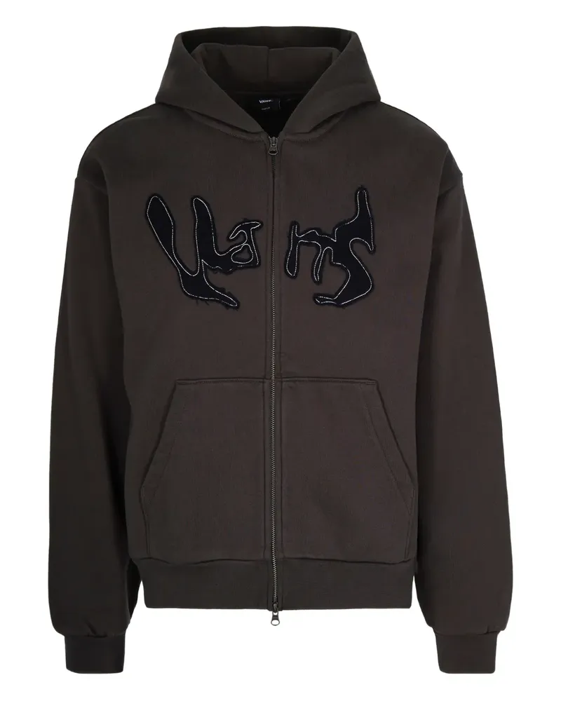 Vans Kapuzenjacke mit Logo-Stickerei - Schwarz Schwarz