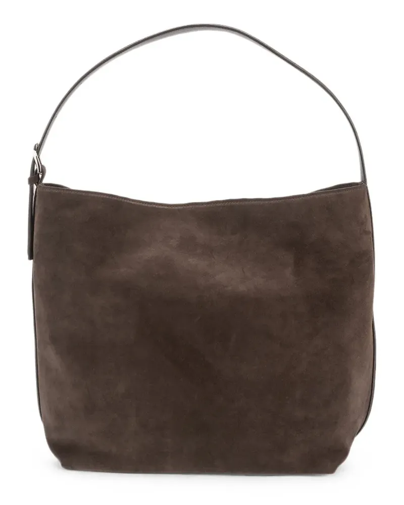 Liviana Conti suede shoulder bag - Braun Braun