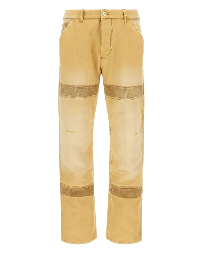 Wales Bonner Sierra Canvas-Hose mit Cordeinsatz - Gelb Gelb