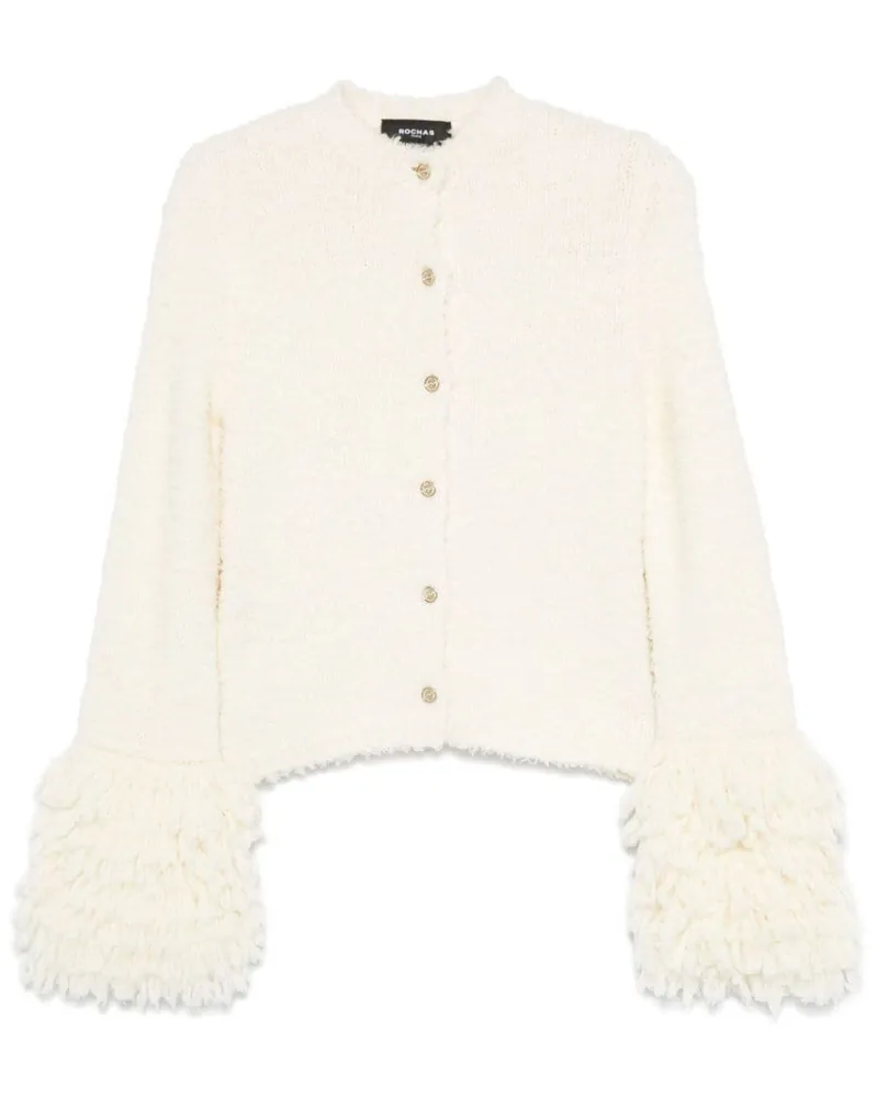 Rochas Strukturierter Cardigan - Weiß Weiß