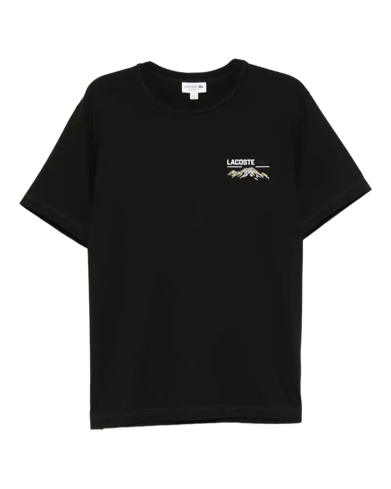Lacoste Klassisches T-Shirt - Schwarz Schwarz