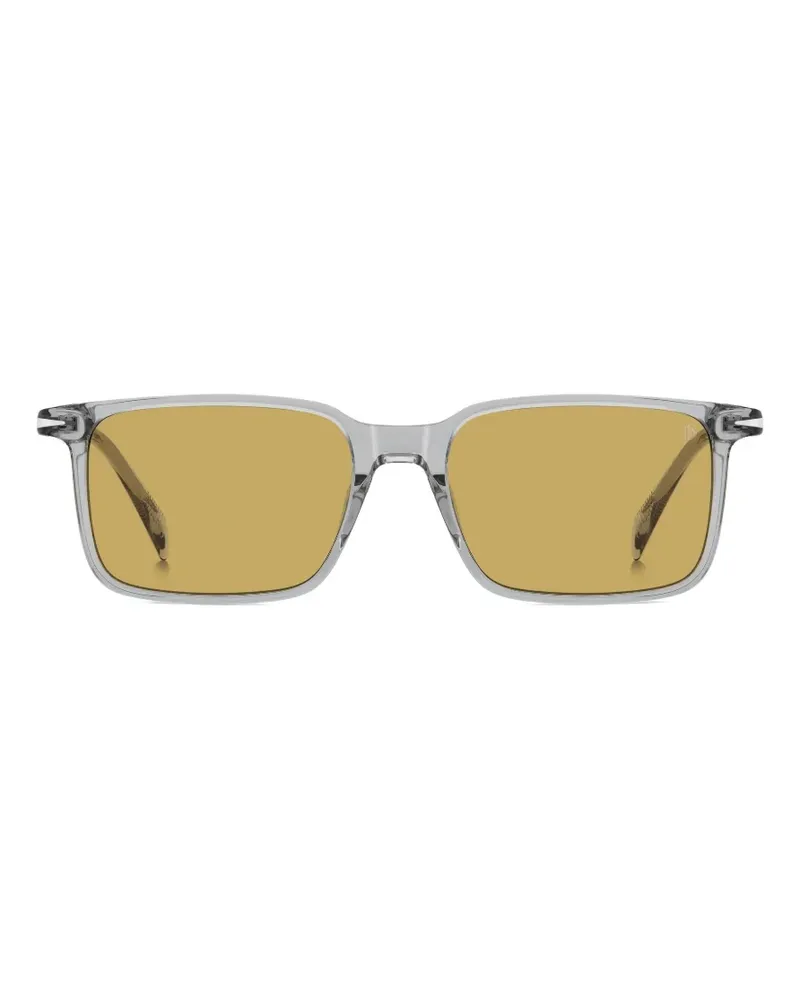 EYEWEAR by DAVID BECKHAM rectangle-frame tinted sunglasses - Grau Grau